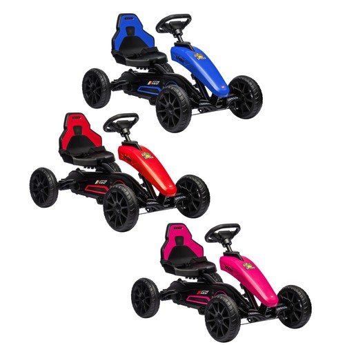 Aosom kids pedal kart - pedal, go