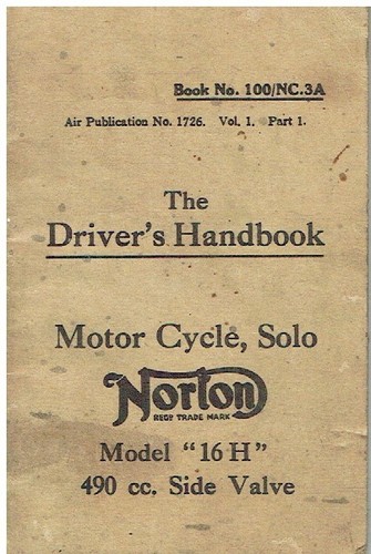 Norton modello 16h - modello,