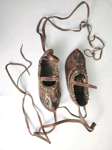 Scarpe mocassino vintage fatte
