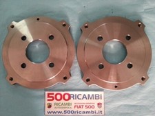 FIAT 500 F L R 126 COPPIA FLANGE 4X98 CERCHIO DISTANZIALE RUOTA
