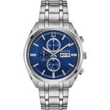 Bulova Steel Chronograph Men's