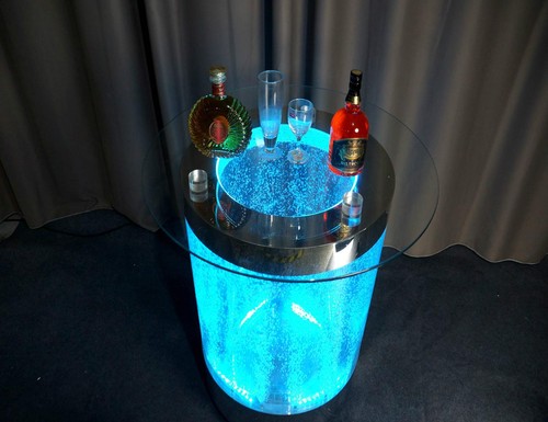 Tavolo bar led acqua - , parete