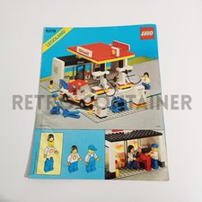 Lego Vintage Istruzioni Instructions Set 6378 - Shell Service Station (1986)