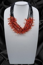 COLLANA MULTIFILO CORALLO