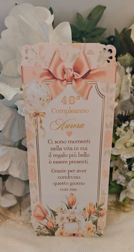 Segnaposto compleanno adulti