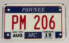 Targa moto indiana OKLAHOMA