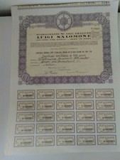 Titolo azionario Certificato