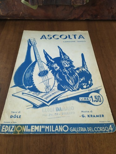 Spartiti musicali antichi-