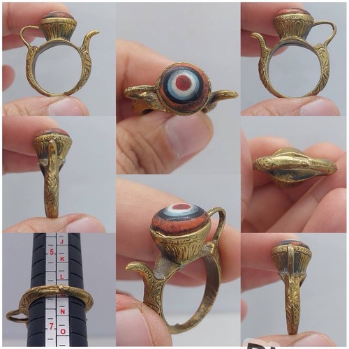 Anello ottone romano - in,