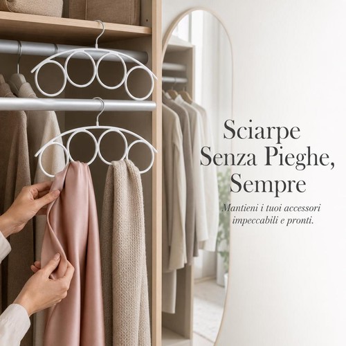 Gancio organizer per - , sciarpe