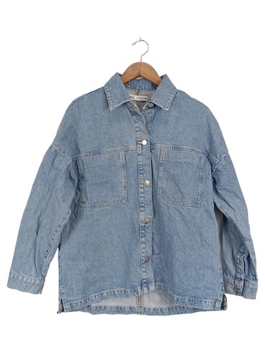Zara giacca jeans donna blu - di,