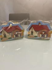 Coppia Porta Merenda In Latta