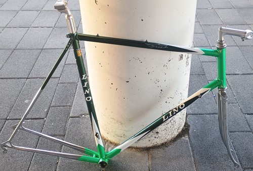 Telaio bicicletta corsa - bicicletta, "lino"