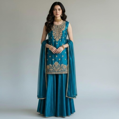 Abito sposa donna blu - abito,