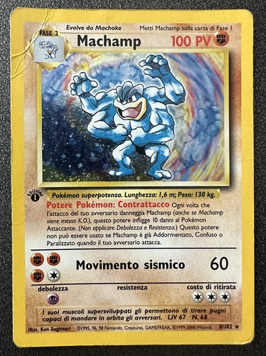 Pokemon machamp set base 102 - pokemon,