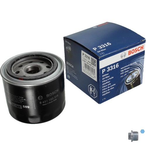 Filtro olio bosch - bosch, hyundai
