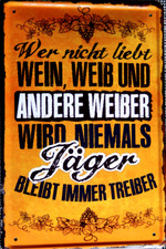 Top- Blechschild, 20 x 30 cm