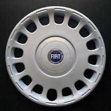 SET DI 4 COPRICERCHI 15" LOGO BLU FIAT MULTIPLA - COPPE BORCHIE COPRI RUOTA 15MU