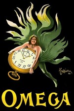 Poster Manifesto Locandina Pubblicità Stampa Vintage Orologi Svizzeri Omega