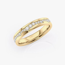 Fascia Fidanzamento Oro Giallo