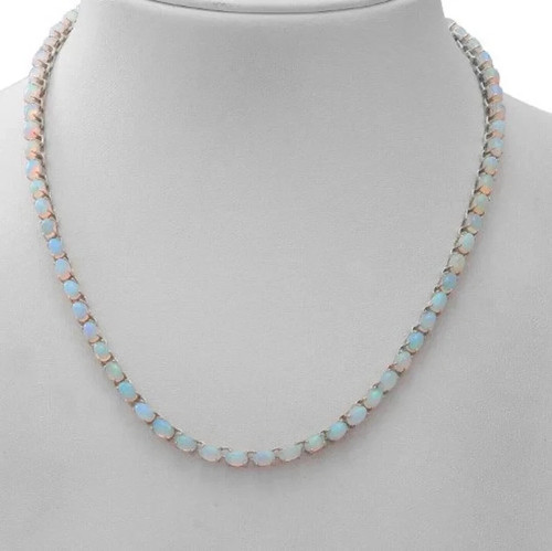 Collana tennis donna opale - , di