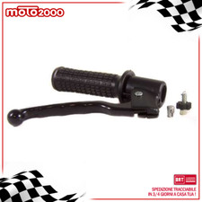 COMANDO GAS COMPLETO CON LEVA FRENO IN ALLUMINIO PER PIAGGIO CIAO SI 1988 - 1992