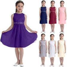 Abito bambina fiori paillettes