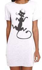 Gatto Nero Stampa Grande Donna