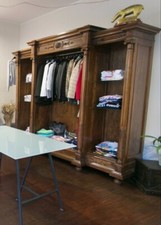 armadio guardaroba antico, prima metà del 900 