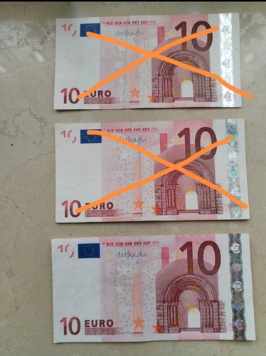 Banconota euro draghi - 10,