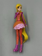 WINX CLUB ROXY Figura Bambola Senza Ali Capelli Biondi Vestito Rosa 5"