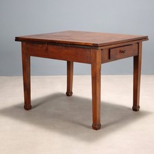 Tavolo Allungabile Antico Abete Faggio Tinti Noce Tavolo Rettangolare XIX Secolo