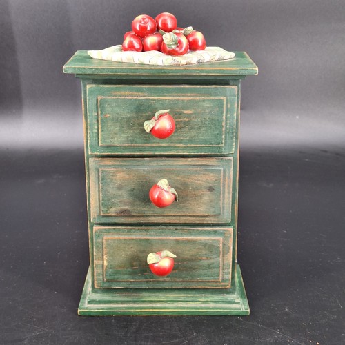 Scatola legno cassetti - scatola, 3