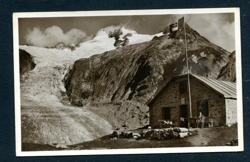 Cartolina courmayeur rifugio - cartolina,