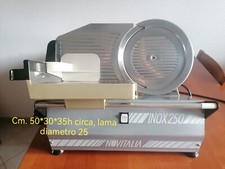 Affettrice Novitalia Modello INOX 250 lama 25