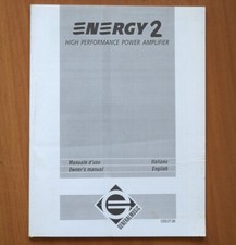 LEM ENERGY 2 Manuale in ITALIANO + ENGLISH Manuale istruzioni Owner's manual GEM