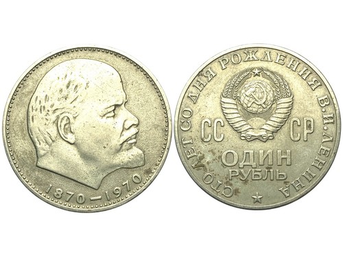 Russia rublo 1970 km - 1, 1970,