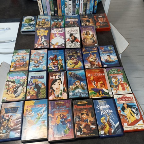 Lotto vhs disney - disney, originali