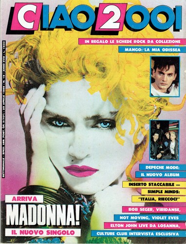 Madonna cover magazine ciao - madonna,