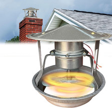 Aspiratore Fumo, Ventilatore per Tubo Di Scarico Da 40W Ventilatore per Camino S