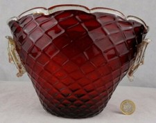 Murano Salviati mirtillo e oro