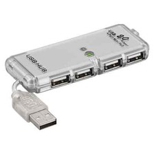 4 porte hub usb 2.0 hi-speed 4