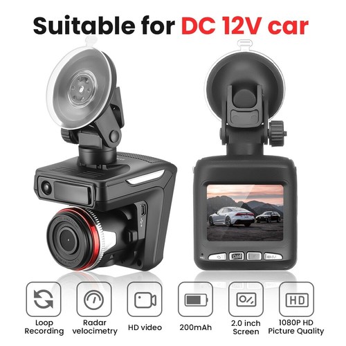 Rilevatore radar dashcam - x7,