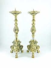 COPPIA CANDELABRI Portaceri da