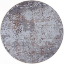 Tappeto rotondo moderno stile industrial per zona living, camera  ø120 cm