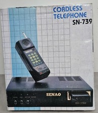 Telephone Cordless Senao N-739 Vintage