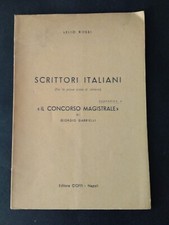 scrittori italiani il concorso