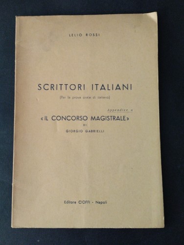 Scrittori italiani concorso - scrittori,