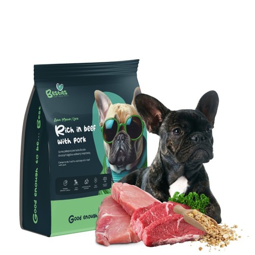 Cibo secco per cani manzo - , e