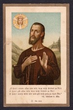 santino-holy card - Beato NICOLA DI FLUE- mm. 74 X 114 -  BEAT. 576